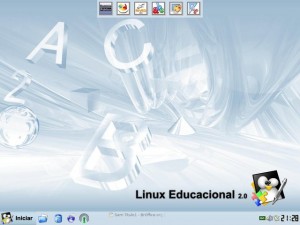 Interface do Linux Educacional implantado pelo ProInfo Interface do Linux Educacional implantado pelo ProInfo