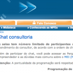 Chat sobre como abrir e legalizar empresa
