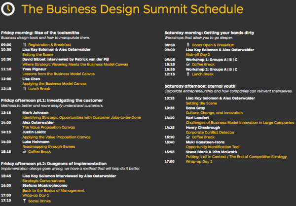 Ao vivo: assista aqui ao Business Design Summit com Osterwalder e Blank Ao vivo: assista aqui ao Business Design Summit com Osterwalder e Blank