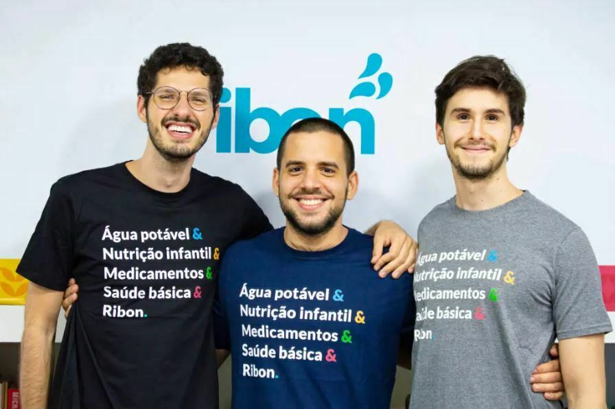 Carlos Menezes, João Moraes e Rafael Rodeiro, fundadores da Ribon