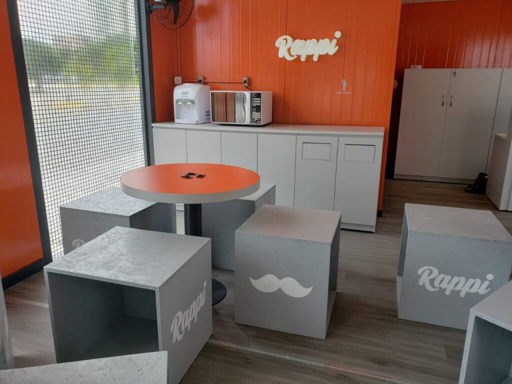 Rappi inaugura espaço de descanso e convivência para entregadores parceiros