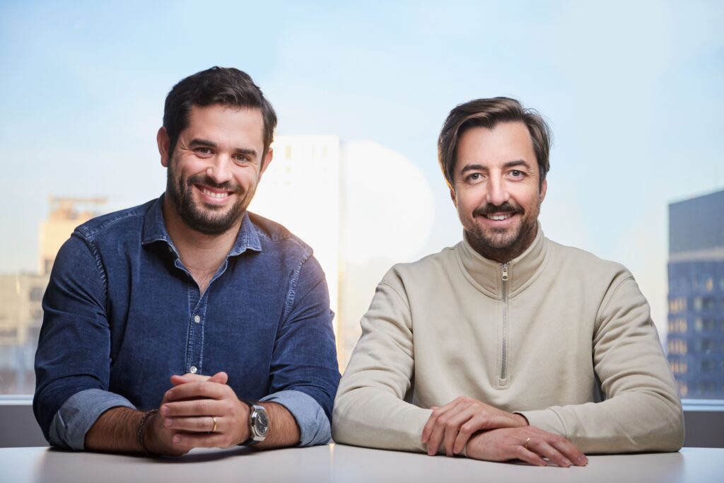 Albert Nieto (à esquerda) e Jorge Poyatos fundadores da adtech