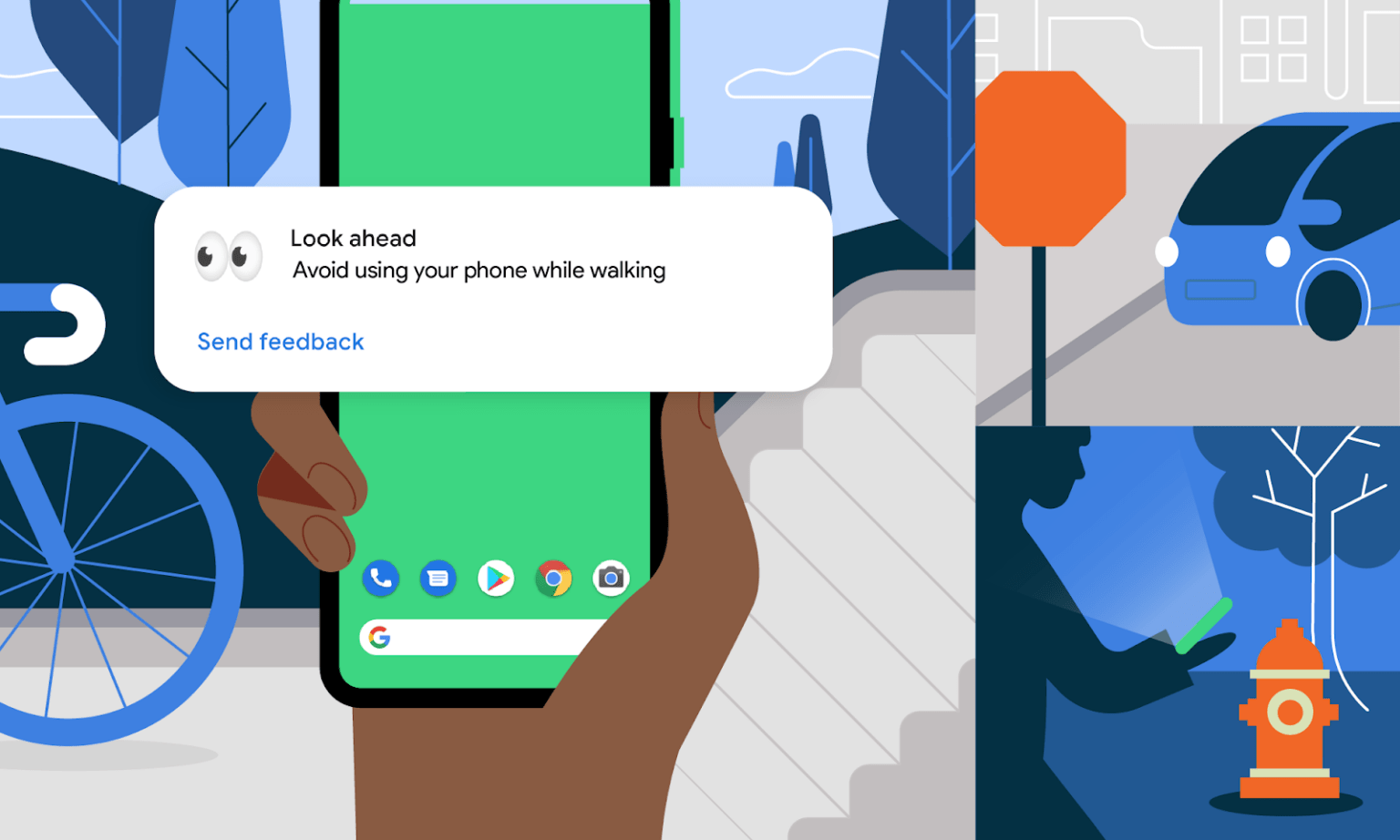 Google lança recurso que avisa usuário para prestar atenção na rua