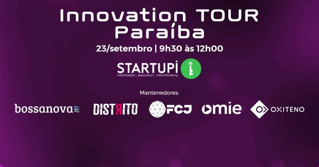 Paraíba recebe o Innovation Tour e exibe seu repertório de inovação e startups