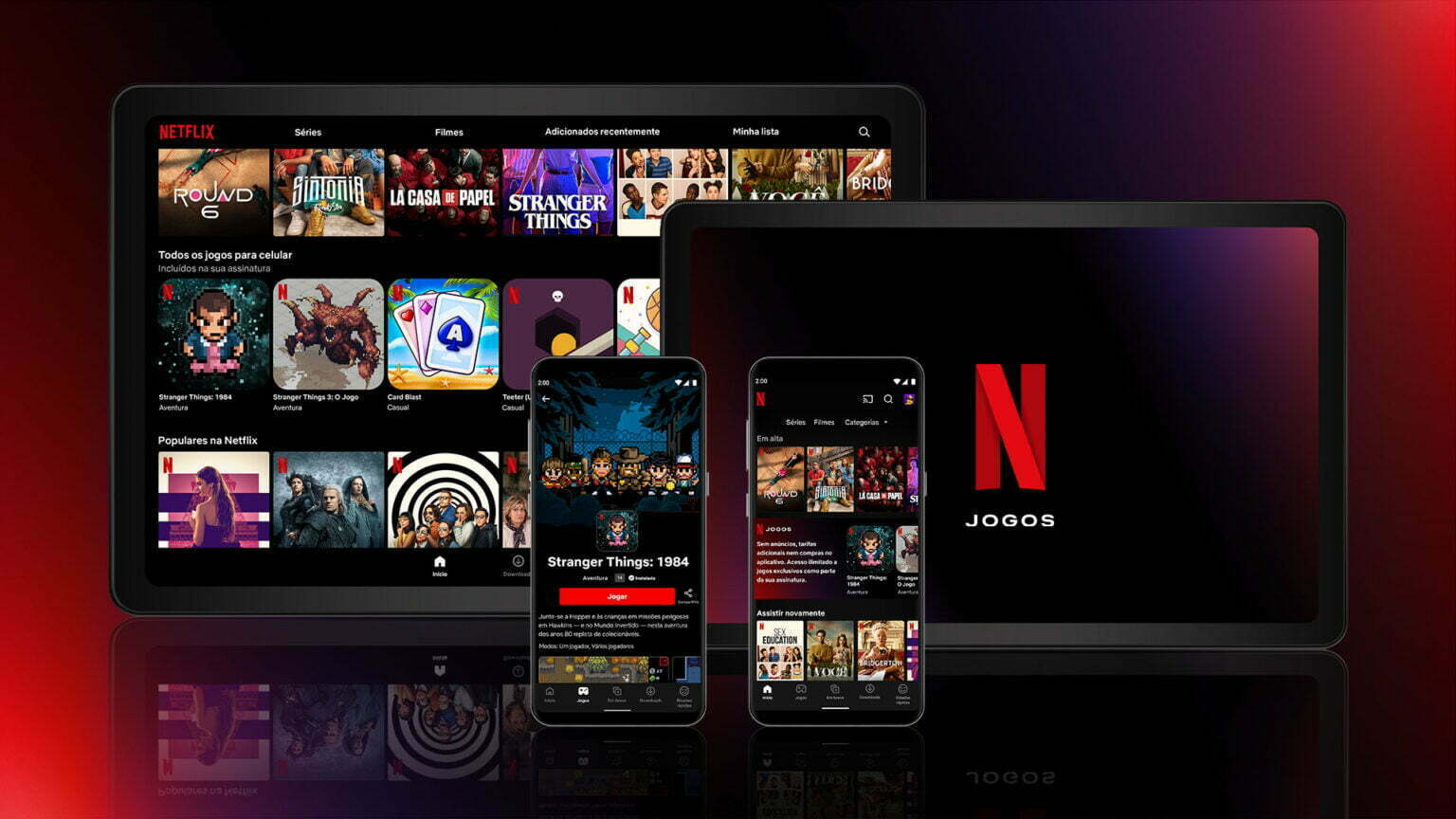 Que comecem os jogos: uma nova experiência da Netflix em celulares e tablets Que comecem os jogos: uma nova experiência da Netflix em celulares e tablets