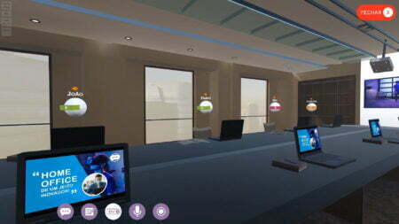 Plataforma em Realidade Virtual permite a realização de reuniões e treinamentos em tempos de quarentena