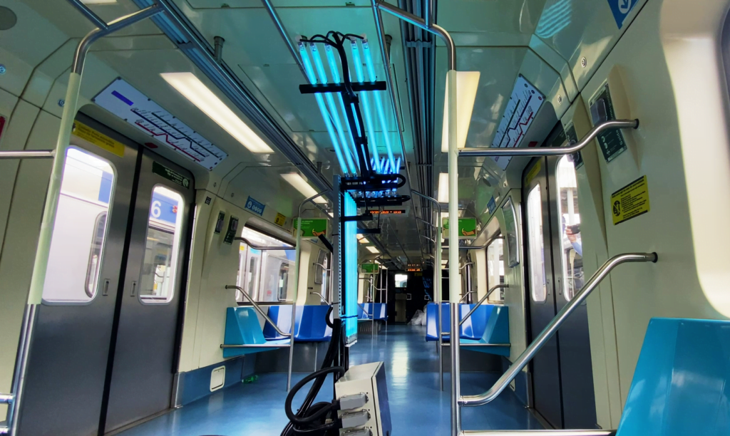 Secretaria dos Transportes Metropolitanos experimenta tecnologia em trens para combate à covid-19