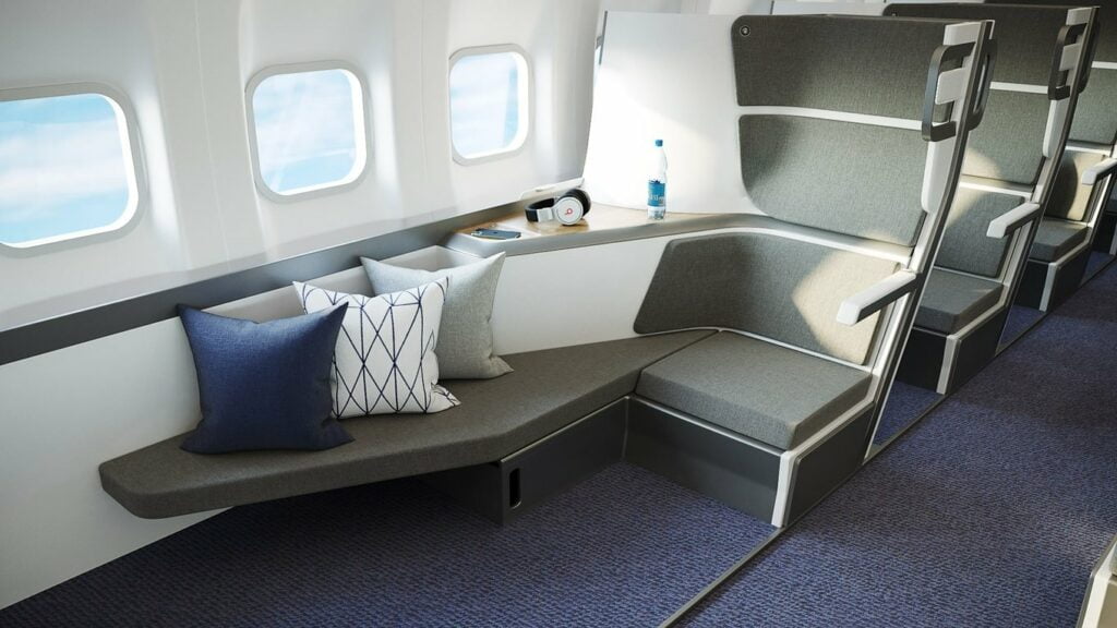 Beliche no avião: startup propõe mudar os assentos completamente