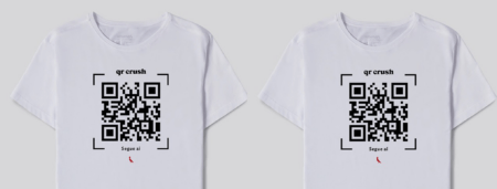 QR Crush: marca de roupa cria camiseta que revela perfil do Instagram