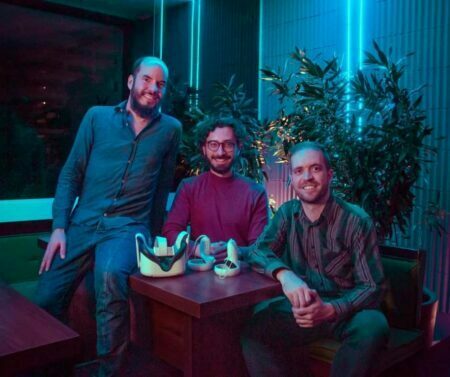 Jonas Davanço e Gibran Sirena, cofundadores e Gabriel Saito, produtor cultural da Xepa