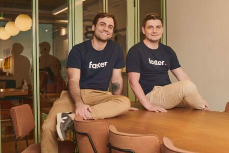 Daniel Dahia, Cofundador e CRO da Faster e Vitor Filipe, Cofundador e CEO da Faster
