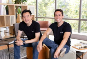 Stone Zheng e Bruno Chan, fundadores da Klavi
