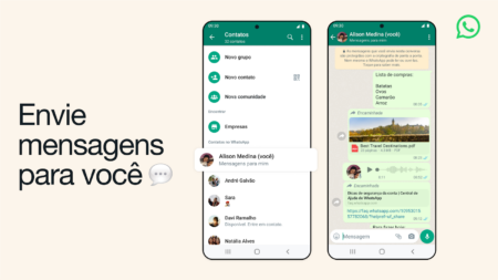 WhatsApp começa a permitir que usuários iniciem conversas com o próprio contato
