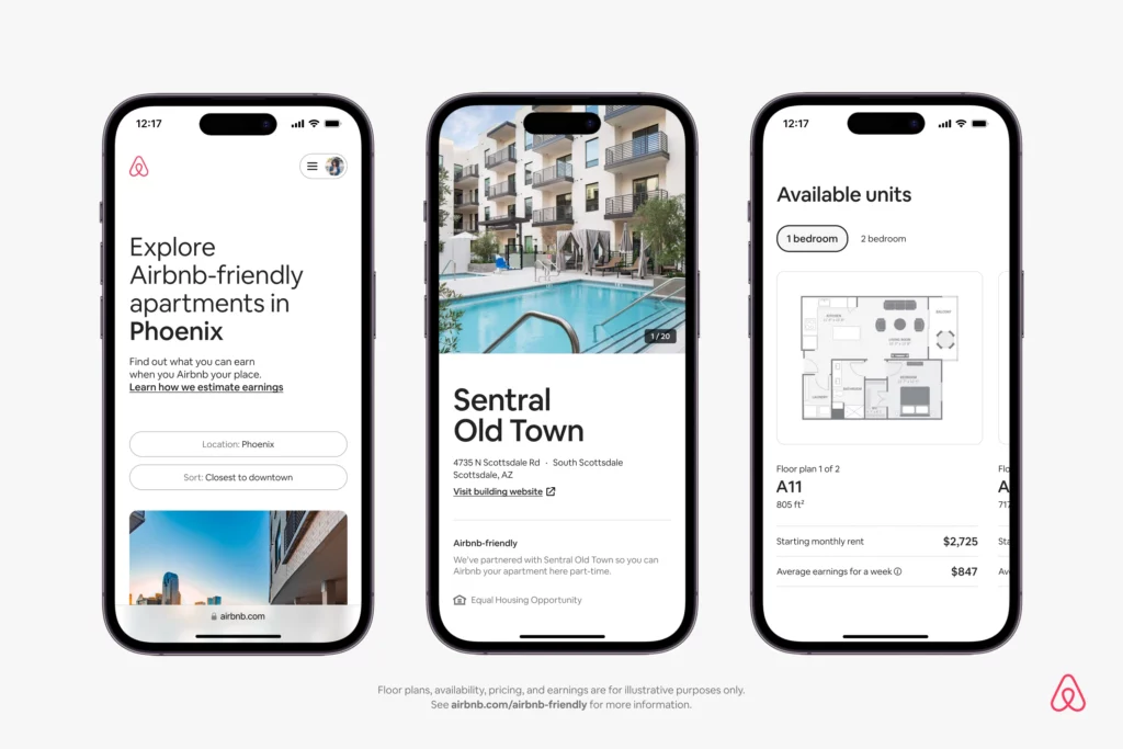 Airbnb agora permite aluguel por períodos curtos de tempo