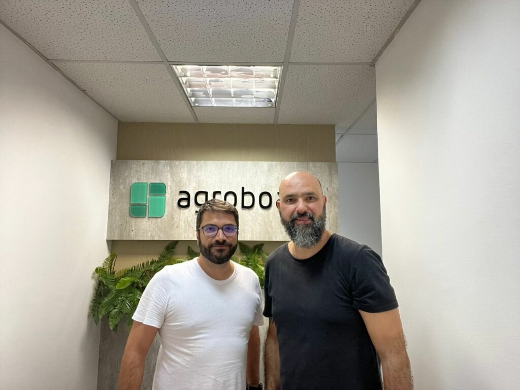 Danilo Lombardi – CEO e fundador da Agroboard e Fernando Rodrigues – Managing Partner da Rural Ventures. Crédito: Divulgação
