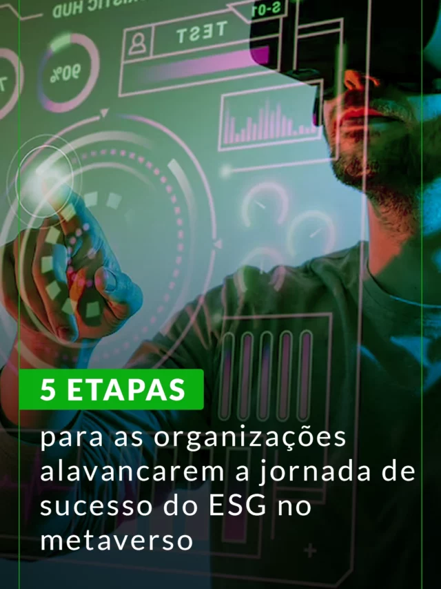 5 etapas para as organizações alavancarem a jornada de sucesso do ESG no metaverso