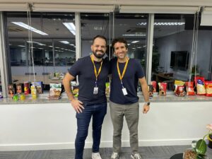 Juliemar Berri, Diretor de Produtos da Amicci e Johnny Reitzfeld, CEO