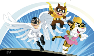 Turminha dos heróis da natureza, um dos personagens da Sênior Editora