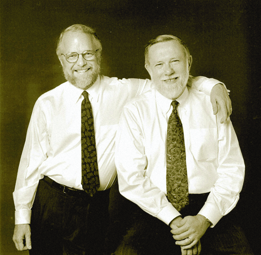 John Warnock e Charles Geschke, fundadores da Adobe