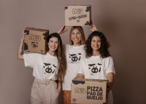 Maíra Rabelo, Rafaela Gontijo e Julia Dabes; comandantes da NUU