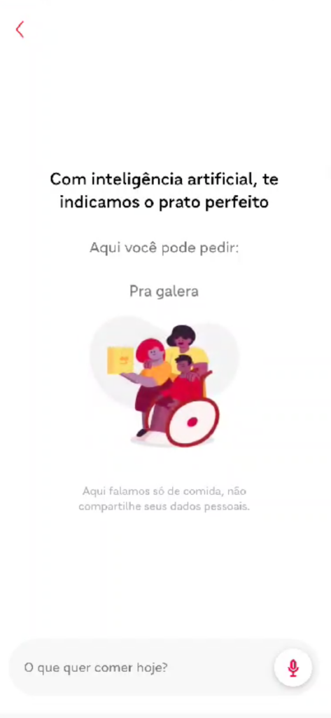 De lista de compras a sugestões de pratos: saiba como fazer pedido no iFood com IA