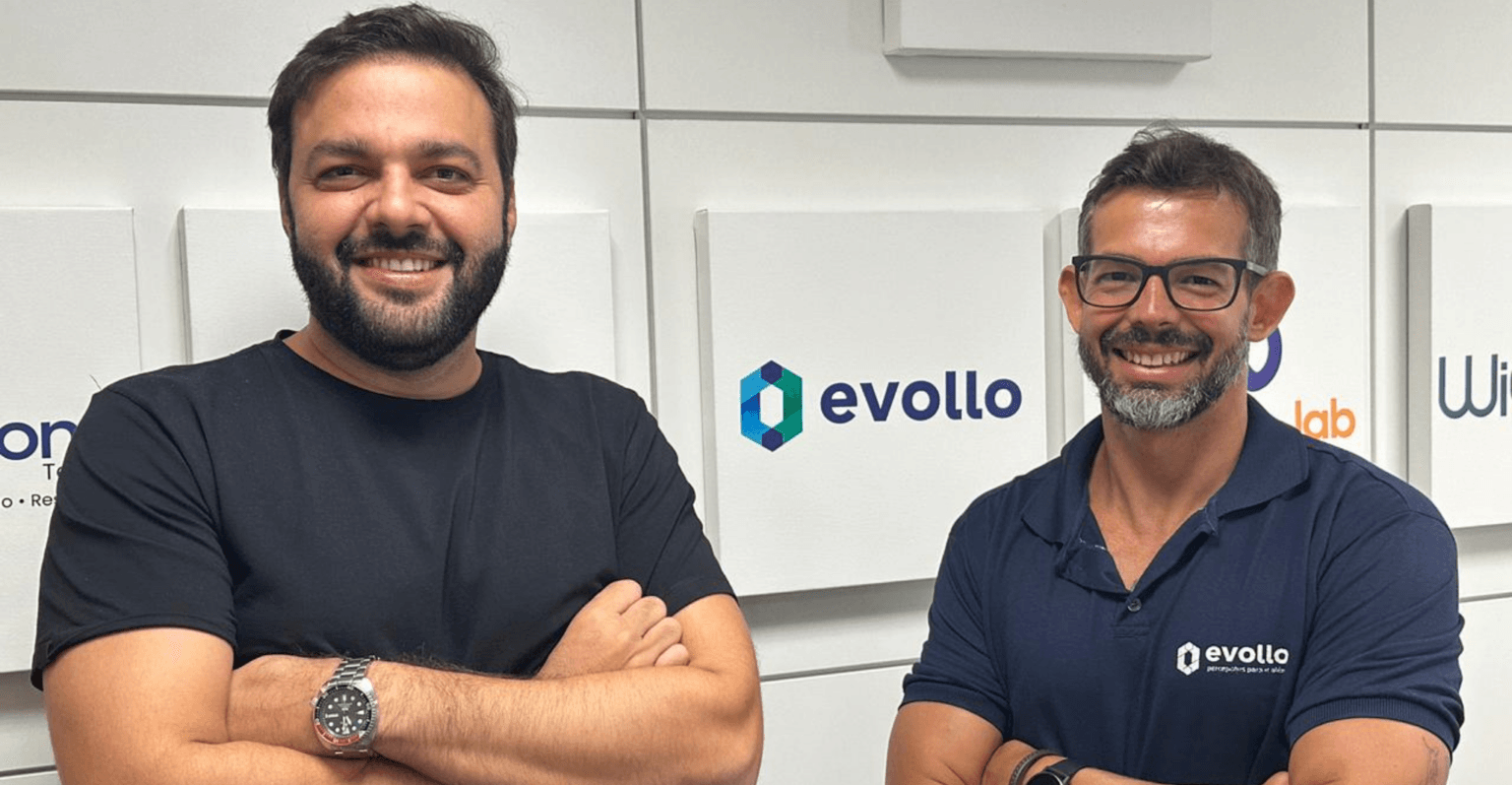 Danilo Curti e Eduardo Ribeiro, co fundadores da Evollo