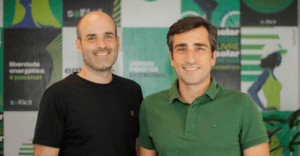 Guillaume Tiret, CFO da Solfácil, à esquerda, e Fabio Carrara, CEO, à direita.