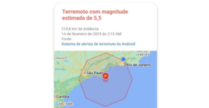 Alerta de terremoto do Google assusta moradores do Rio e de São Paulo