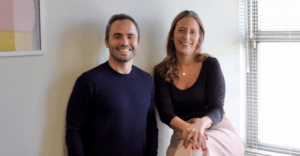 Divibank capta R$ 47 milhões para avançar em soluções de pagamento Cofundadores da Divibank, Jaime Taboada e Rebecca Fischer