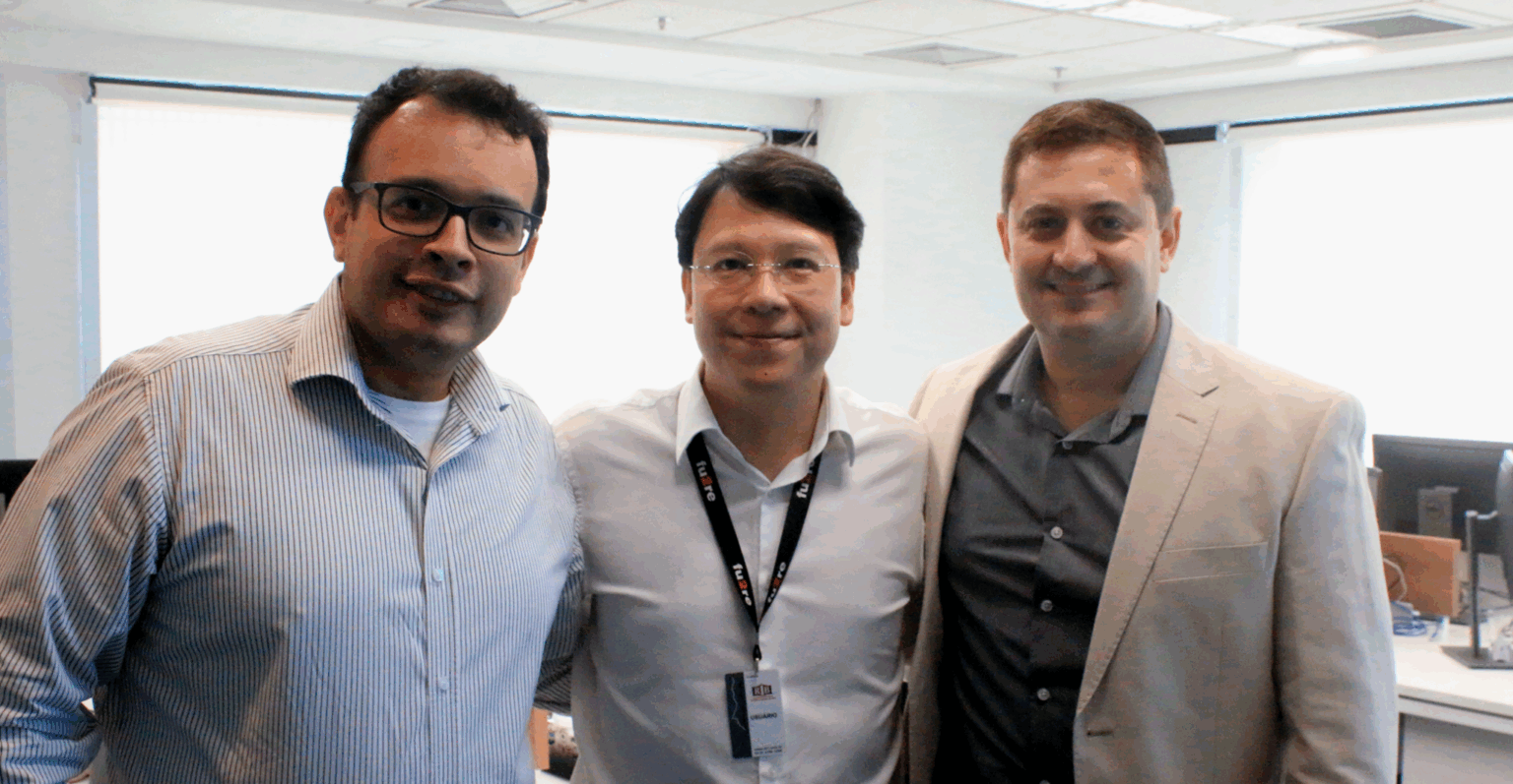 Sócios da Fu2re: Thiago Cazes, André Sih e Rodrigo Ferreira