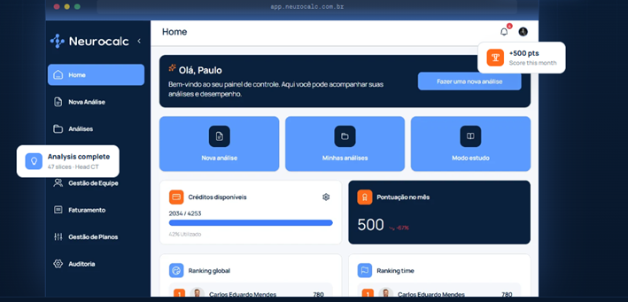 Neurocalc aposta na combinação de IA e gamificação para transformar o diagnóstico de exames e a rotina de médicos