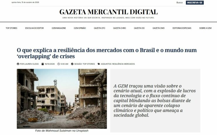 O mundo está em crise, mas o mercado não pára O mundo está em crise, mas o mercado não pára